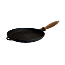 Млинок із дерев“яною ручкою (d=220 мм, h = 20 мм)