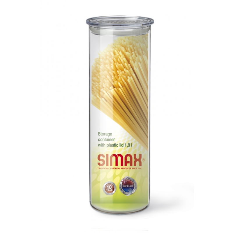 Банка скляна з герметичною кришкою Simax 1.8 л Банка скляна з герметичною кришкою Simax 1.8 л