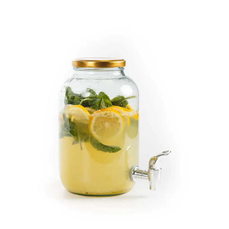 Диспенсер для лимонаду з пластиковим краном (лимонадниця) Glass-P 4,25 л. (425Р) Диспенсер для лимонаду з пластиковим краном (лимонадниця) Glass-P 4,25 л. (425Р)