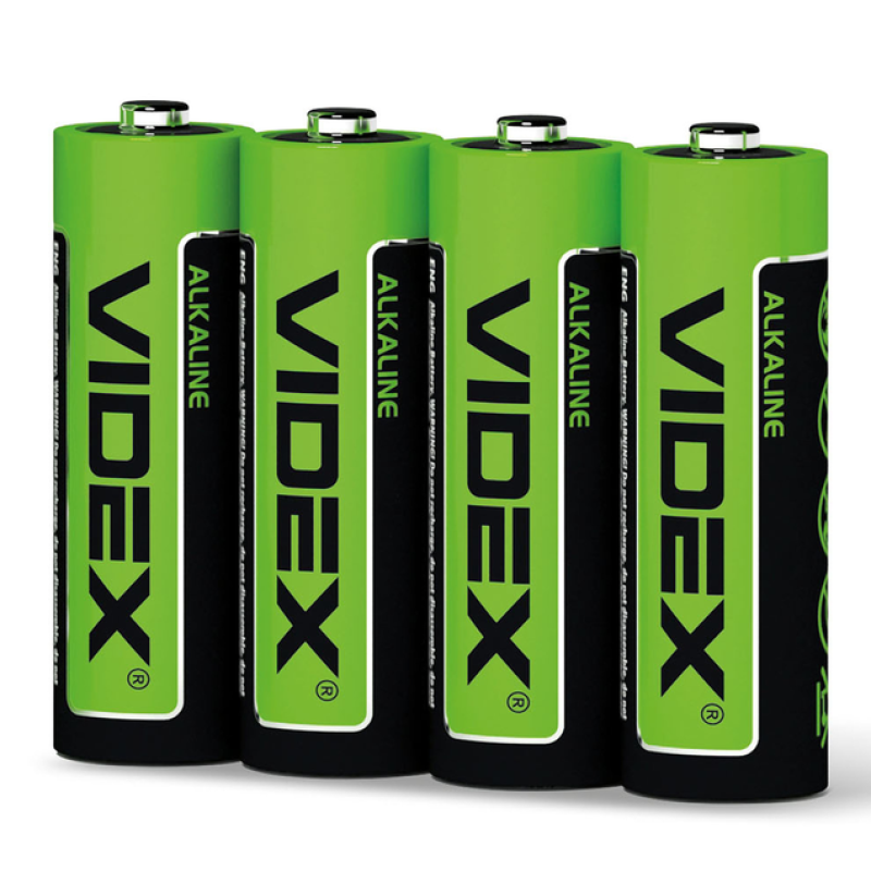 Батарейка лужна Videx LR06/AA  SHRINK 4шт