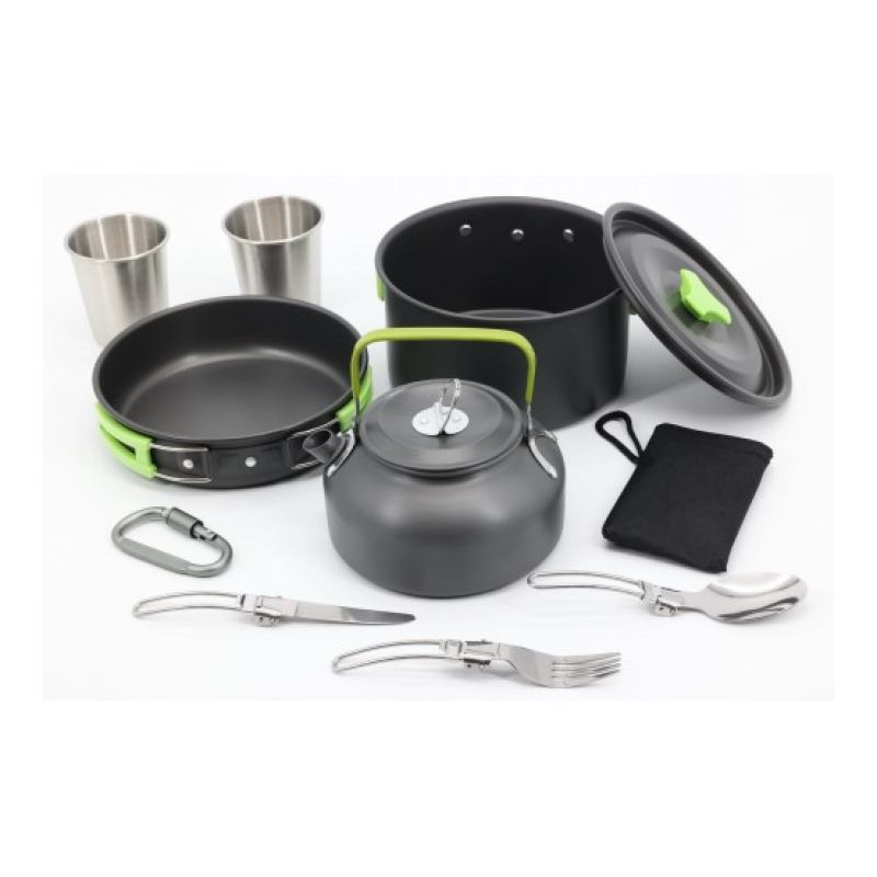 Набір посуду туристичний COOKING SET (DS-6018)