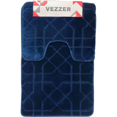 Набір універсальних килимків Vezzer 50x80 + 50x40 см Синій (VZ0197Blue)