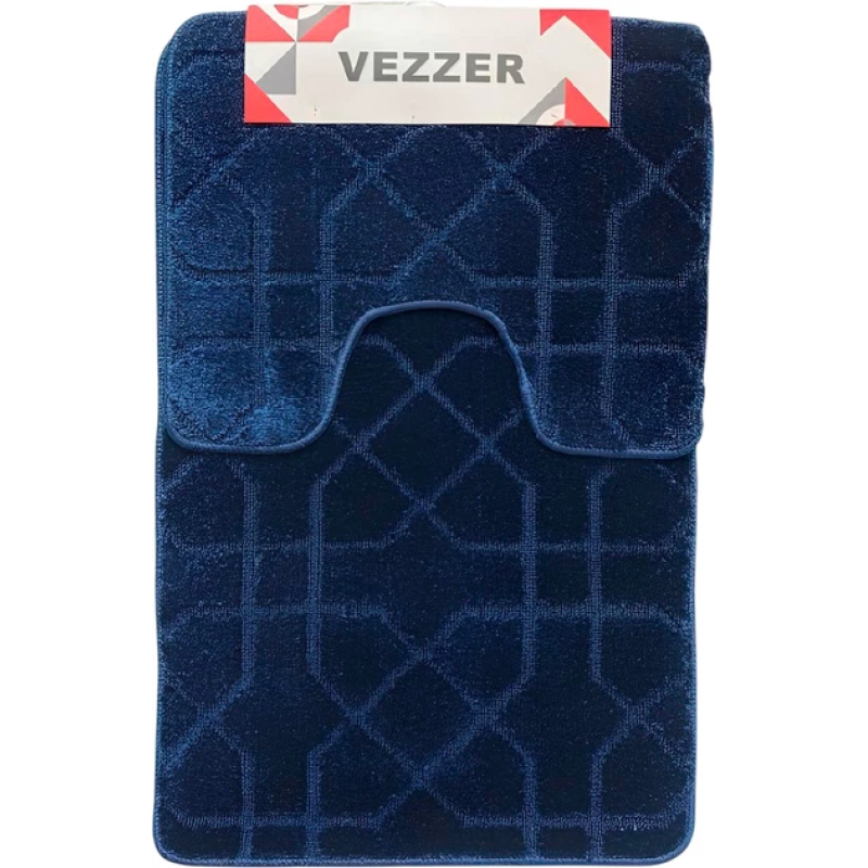 Набір універсальних килимків Vezzer 50x80 + 50x40 см Синій (VZ0197Blue)