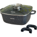 Каструля Vezzer з кришкою 24х10 см 4.5 л (VZ8009) Каструля Vezzer з кришкою 24х10 см 4.5 л (VZ8009)