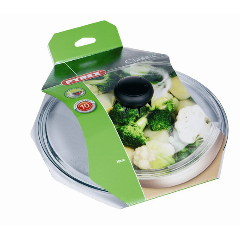 Кришка PYREX BOMBE 280 мм із кнопкою Кришка PYREX BOMBE 280 мм із кнопкою