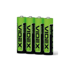 Батарейка лужна Videx LR03/AAA  SHRINK 4шт