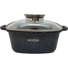 Каструля Vezzer з кришкою 20х9 см 2.5 л (VZ8007)