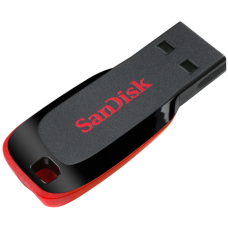  Flash Drive Sandisk USB Cruzer Blade 8 GB Black Red